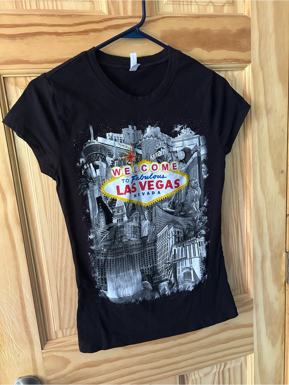 Las Vegas Graphic Tee with Yellow & Red Logo